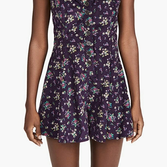 **HP**Nwt Free People Violet Visions Romper - Picture 4 of 14